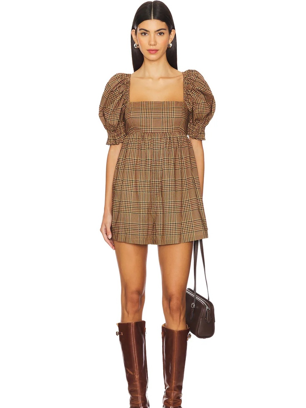 Selkie The Bunny Romper in Pheasant Brown